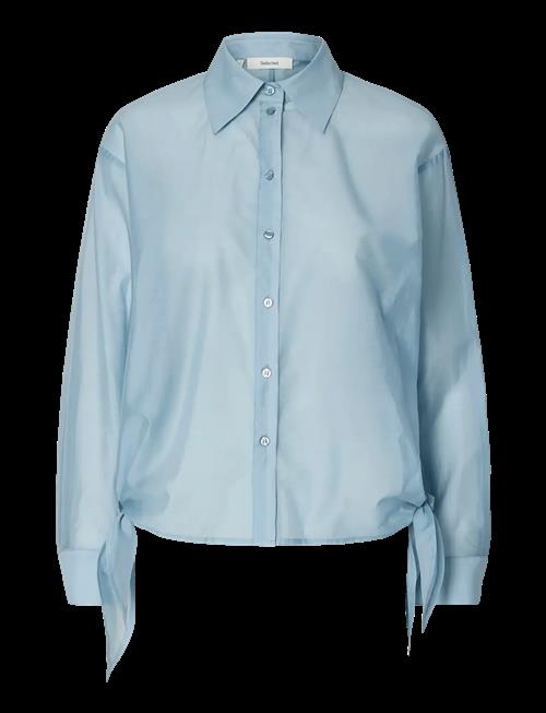 Selected | Slfiris Relaxed Ls Tie Detail Shirt B | 38