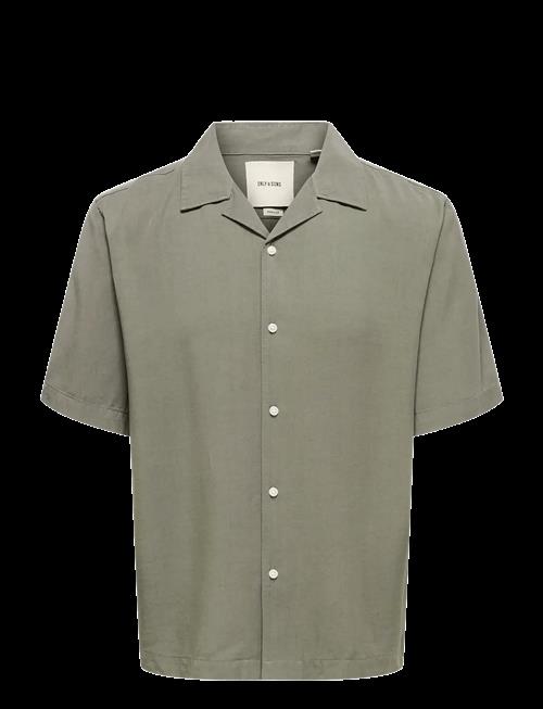 ONLY & SONS | Onsperu Ss Reg Tencel Shirt Noos | L