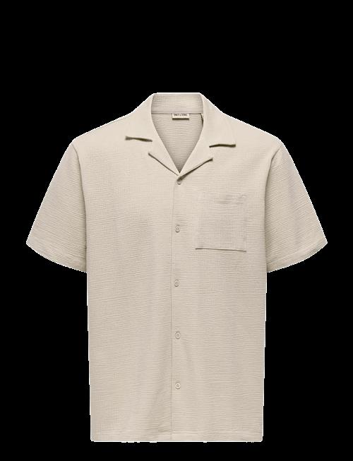 ONLY & SONS | Onskian Life Seersucker Ss Shirt Noos | M