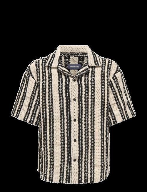 ONLY & SONS | Osjdani Crochet Ss Shirt Wvn | 176