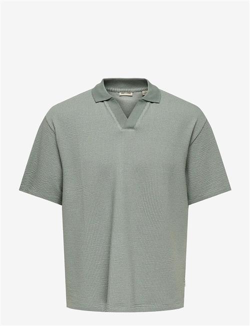 ONLY & SONS | Osjkian Life Rlx Ss Strp Polo Jrs | 158-164