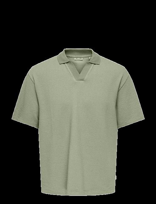 ONLY & SONS | Osjkian Life Rlx Ss Strp Polo Jrs | 146-152