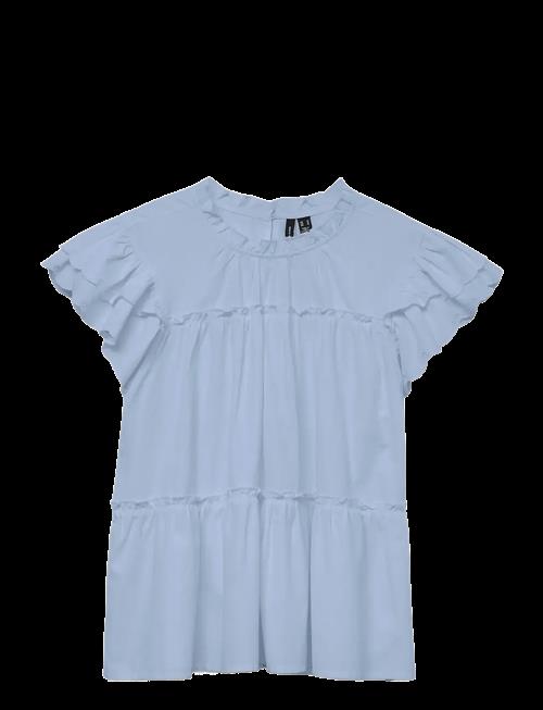 Vero Moda | Vmisolde Sl O-Neck Frill Top Wvn Exp Sb2 | M