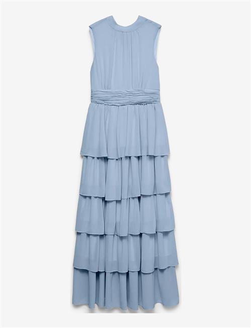 Vero Moda | Vmserena Sl Long Frill Dress Wvn | XS
