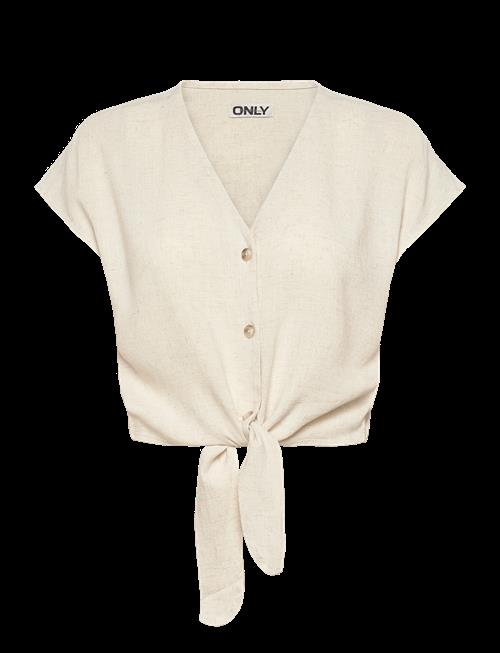 ONLY | Onlsiesta Ss Knot Lin Bl Shirt Pnt Noos | S