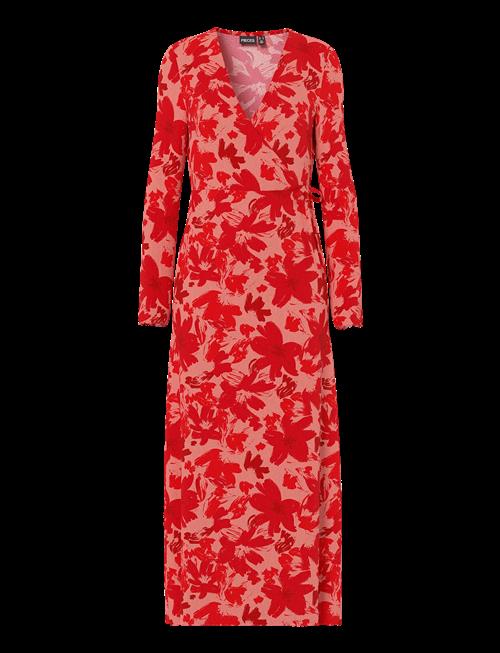 Pieces | Pcflora Ls Wrap Ankle Dress Jrs Msa Bc | S