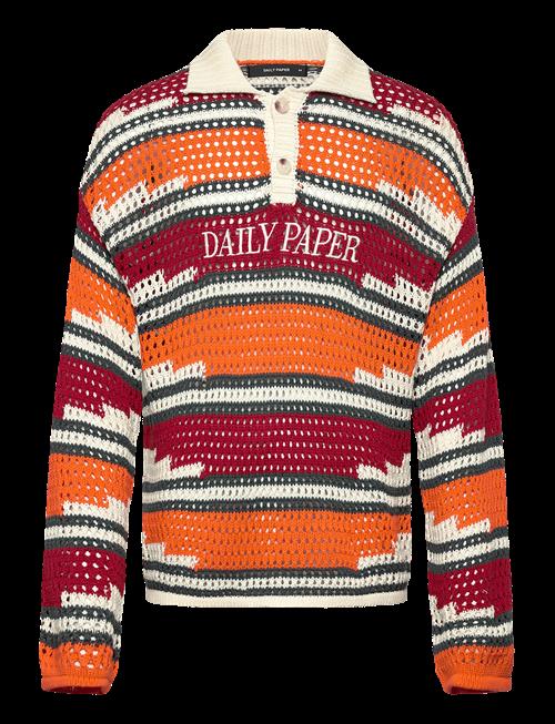 Daily Paper | Kente Stripe Knit Polo | M