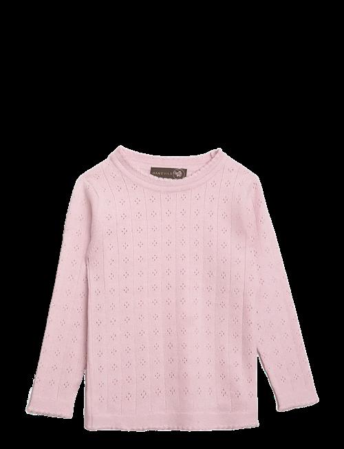 Hanevild | Thin Merino Wool Pointelle Sweater | 110