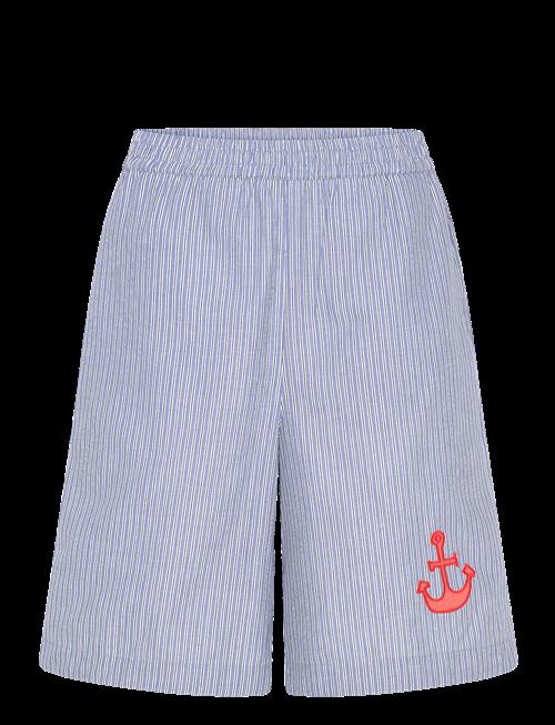 Stella Nova | Striped Anchor Embroidered Shorts | 34