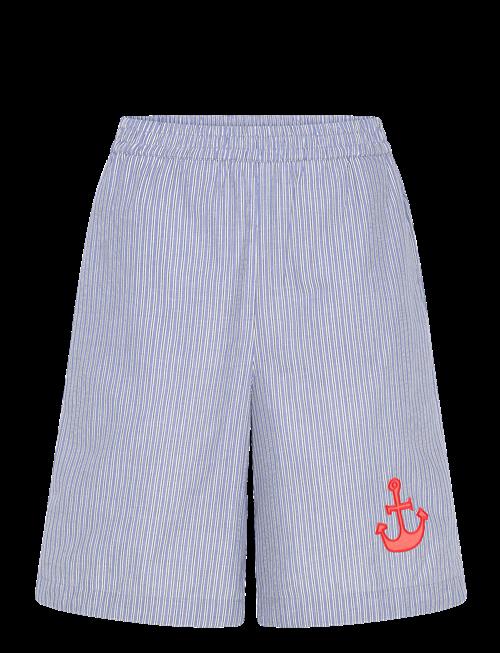 Stella Nova | Striped Anchor Embroidered Shorts | 40