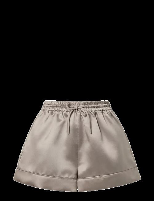 Malina | Cecely Heavy Satin Drawstring Shorts | 36