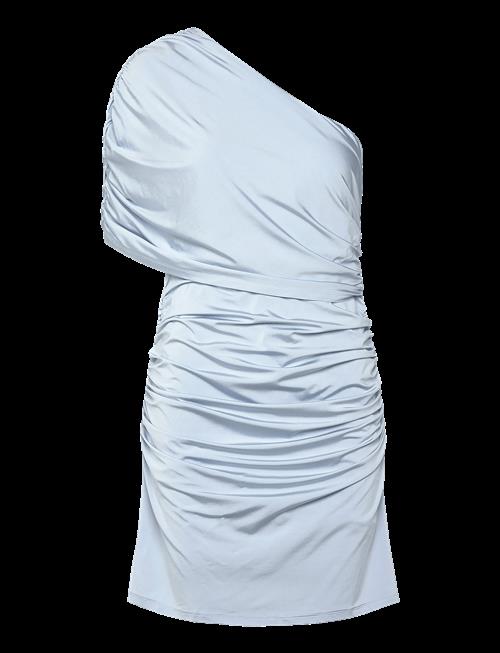 Malina | Jennica Draped One Shoulder Jersey Mini Dress | L