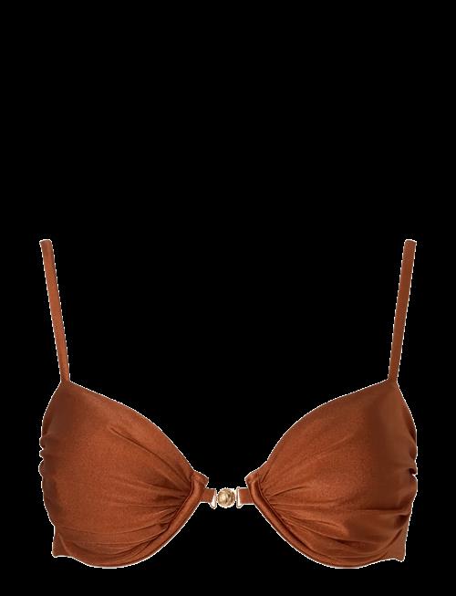 Malina | Tovere Draped Bikini Top | S