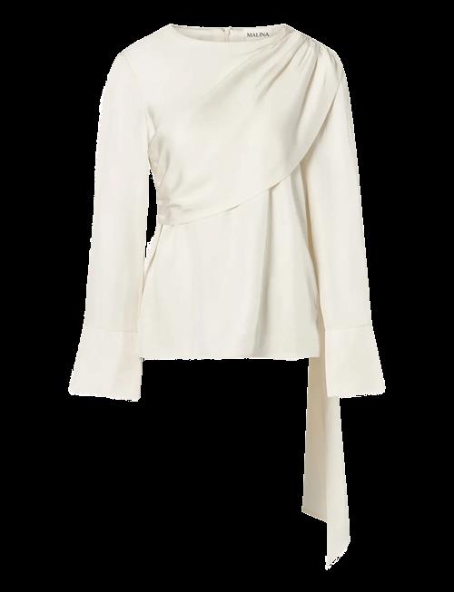 Malina | Melandy Draped Cape Blouse | 36