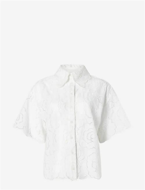 Malina | Claudia Short Sleeve Lace Shirt | 34
