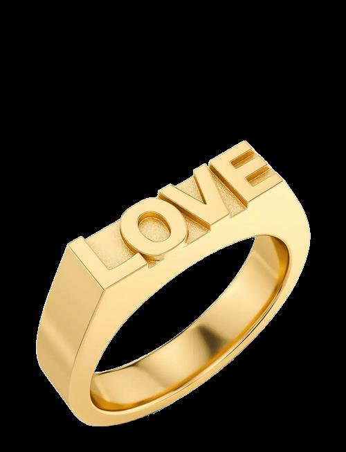 Edblad | Love Signet Ring Gold | L