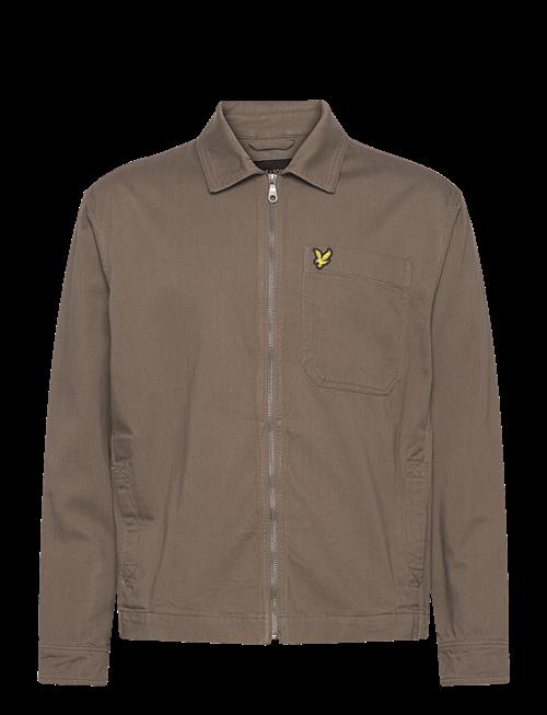 Lyle & Scott | Enzyme Wash Zip Through Overshirt | XXL