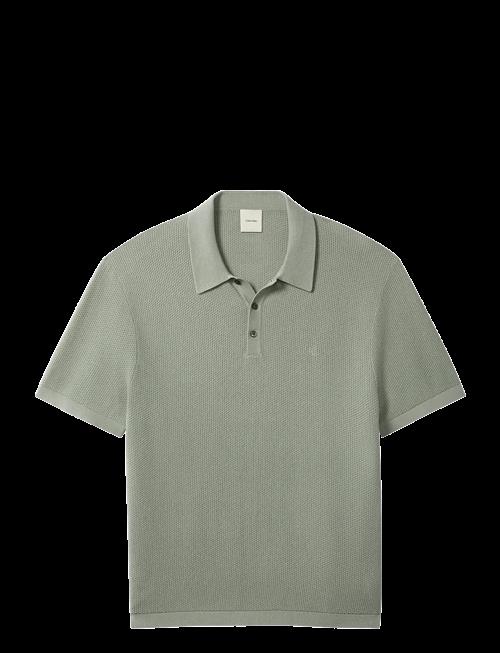 Calvin Klein | Ss Txtrd Cttn Polo Swtr 12Gg | M