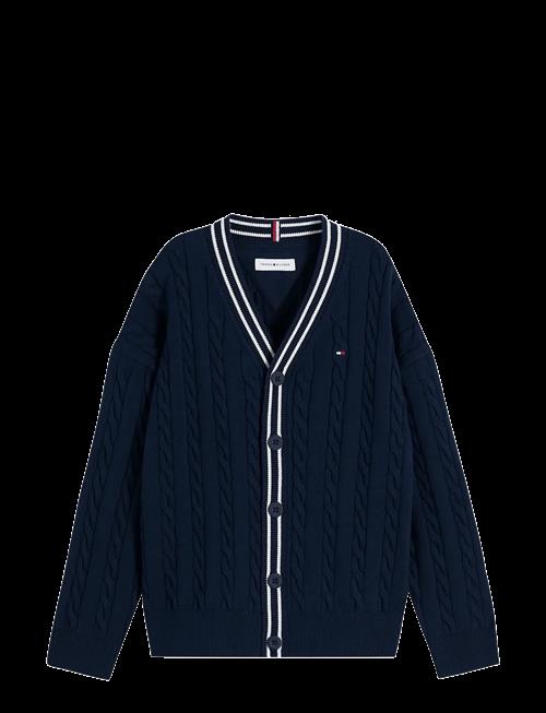 Tommy Hilfiger | Cotton Polo Tipping Cardigan | 140