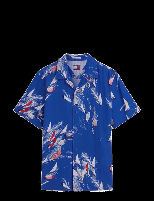 Tommy Jeans | Tjm Reg Aop Co Slub Ss Shirt Ext | L