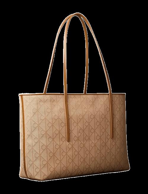 Calvin Klein | Emblem Aop Jacquard Tote W/Pouch | ONE SIZE