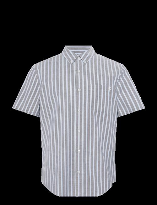 Calvin Klein Jeans | Ss Yd Stripe Oxford Classic Shir | XXL