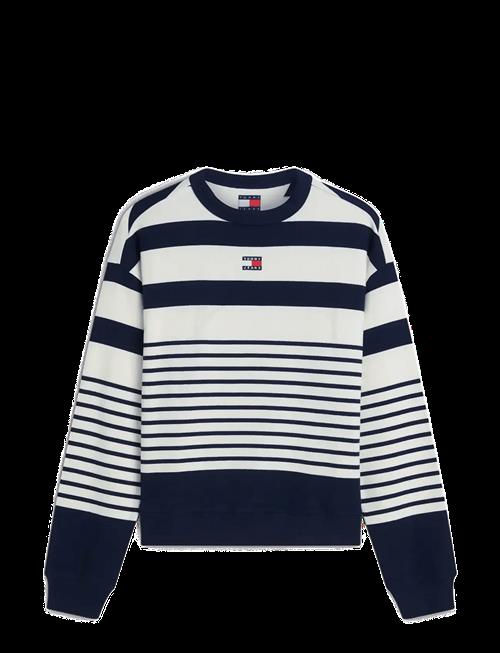 Tommy Jeans | Tjw Rlx Badge Stripe Crew | L
