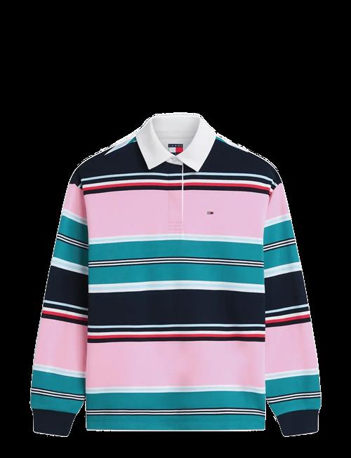 Tommy Jeans | Tjw Rlx Multi Stripe Rugby Ext | XL