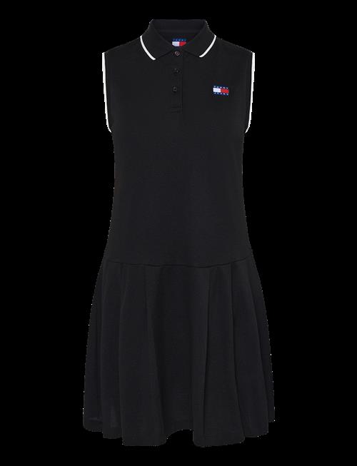 Tommy Jeans | Tjw Badge Pleated Sl Pique Dress | M