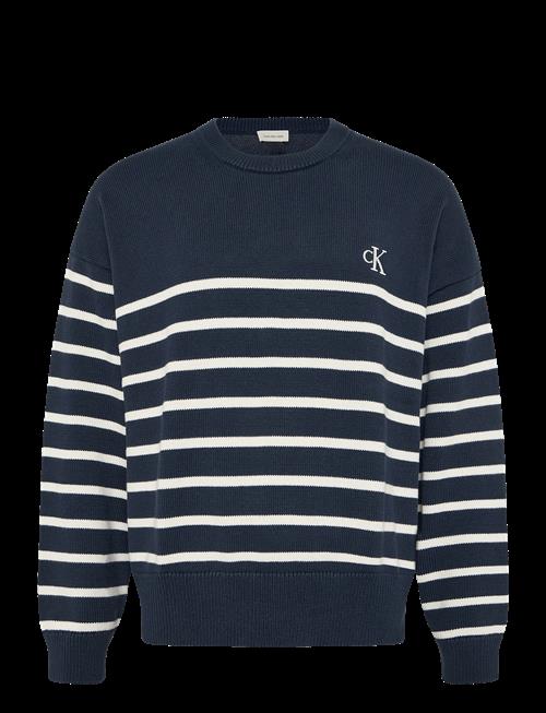 Calvin Klein Jeans | Ls Rlxd Cotton Crewnk Swtr 7Gg | S