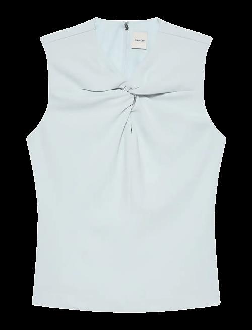 Calvin Klein | Scuba Crepe Hardware Top | XXS