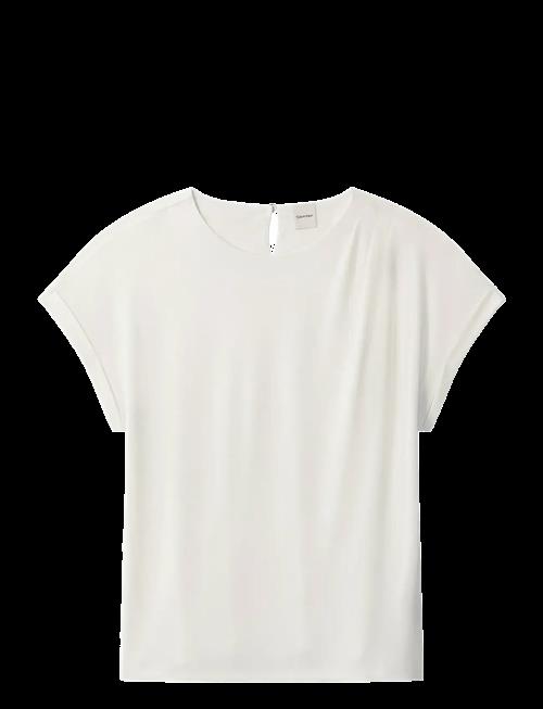 Calvin Klein | Ss Crepe Jersey Hardware Top | XXS