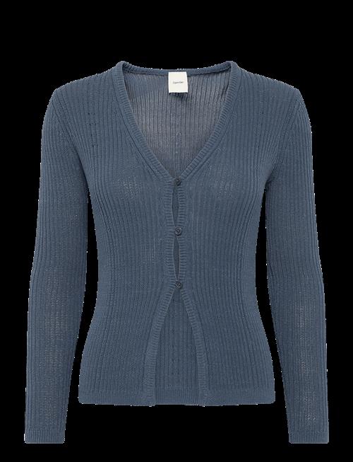 Calvin Klein | Pointelle Rib Cardigan | S