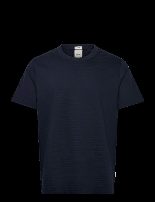 Calvin Klein | Ss Textured Stripe Crewnk Tee | XXL