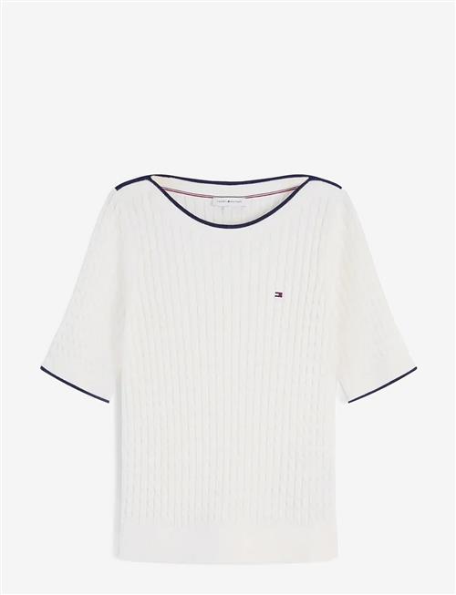 Tommy Hilfiger | Fine Gg Cable Boat Nk S/S | XS