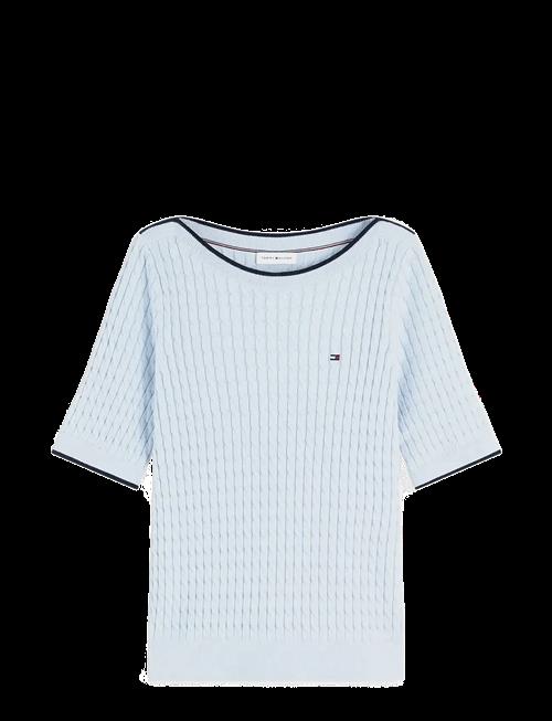 Tommy Hilfiger | Fine Gg Cable Boat Nk S/S | S
