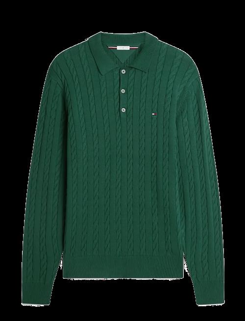 Tommy Hilfiger | Classic Cotton Cable Ls Polo | S
