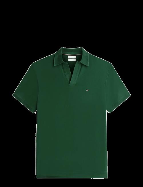 Tommy Hilfiger | V Neck Crepe Classic Polo | S