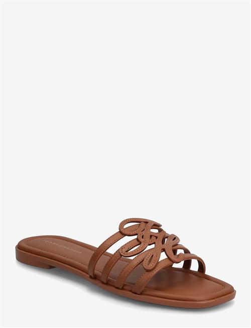 Tommy Hilfiger | Th Script Flat Mule Lth | 41