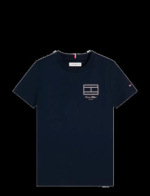 Tommy Hilfiger | Outline Flag Graphic T-Shirt Ss | 140
