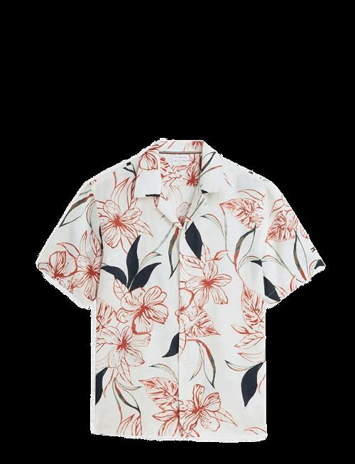 Tommy Hilfiger | Linen Resort Prt Ss Rf Shirt | S