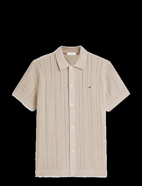 Tommy Hilfiger | Pointelle Structure Ss Shirt | XXL