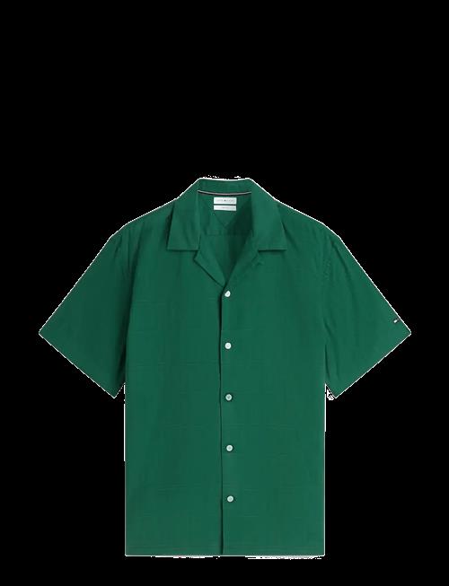 Tommy Hilfiger | Open Structure Windowpane Shirt | L