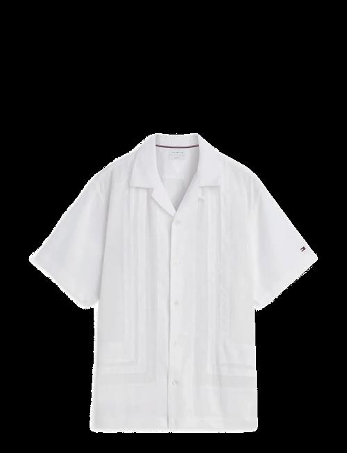 Tommy Hilfiger | Linen Mesh Structure Shirt | M