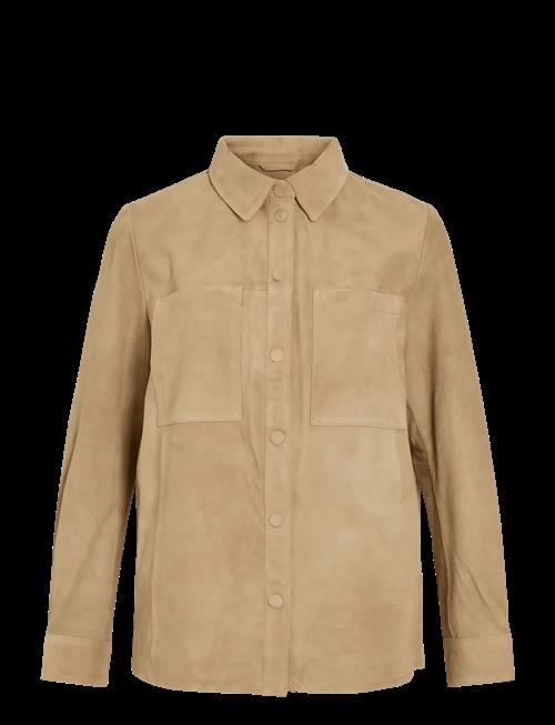 ROUGE EDIT | Roudarla L/S Suede Shirt/Pf | 40