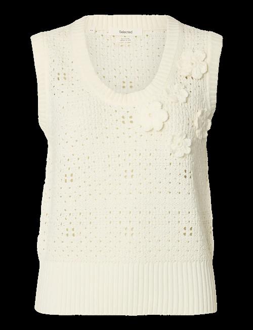 Selected | Slfkarla Sl Knit U-Neck Top | L