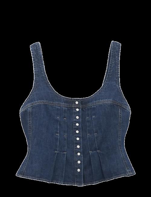 Wrangler | Pleated Corset Top | L x 00