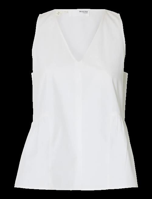 Selected | Slwblair Sl V-Neck Peplum Top Noos | 42