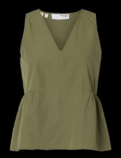 Selected | Slwblair Sl V-Neck Peplum Top Noos | 44