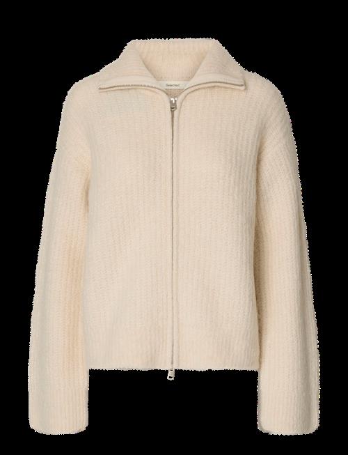 Selected | Slwgabriella Ls Knit Zip Cardigan Noos | XS